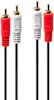 Lindy Lindy 35660 cable de audio 1 m 2 x RCA Rojo, Blanc Lindy Lindy 35660 cable de audio 1 m 2 x RCA Rojo, Blanc