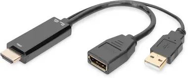 Digitus Digitus Adaptador 4K HDMI - HDMI a DisplayPort Digitus Digitus Adaptador 4K HDMI - HDMI a DisplayPort