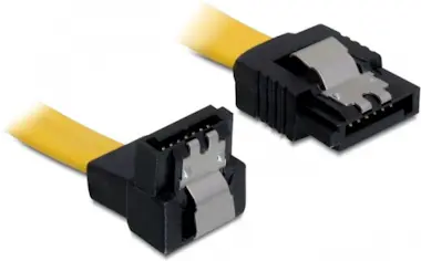 Delock DeLOCK 0.3m SATA M/M cable de SATA 0,3 m Amarillo Delock DeLOCK 0.3m SATA M/M cable de SATA 0,3 m Amarillo