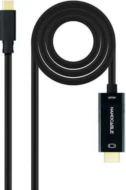 Nanocable Nanocable Cable Conversor USB-C a HDMI 1.4 4K@30HZ Nanocable Nanocable Cable Conversor USB-C a HDMI 1.4 4K@30HZ