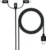 Nanocable Nanocable Cable USB 3 en 1 Carga/Datos USB-A a USB Nanocable Nanocable Cable USB 3 en 1 Carga/Datos USB-A a USB