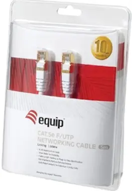 Equip Equip Cat.5e F/UTP 10m cable de red Blanco Cat5e F Equip Equip Cat.5e F/UTP 10m cable de red Blanco Cat5e F
