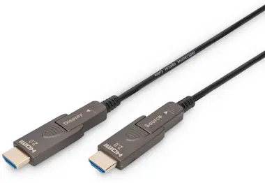 Digitus Digitus Cable de fibra óptica híbrido 4K HDMI® AOC Digitus Digitus Cable de fibra óptica híbrido 4K HDMI® AOC