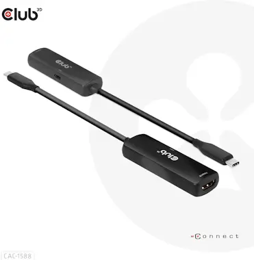 CLUB3D CLUB3D Adaptador activo USB Gen2 tipo C a HDMI™ 8K CLUB3D CLUB3D Adaptador activo USB Gen2 tipo C a HDMI™ 8K