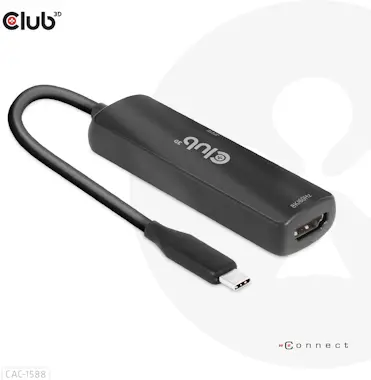 CLUB3D CLUB3D Adaptador activo USB Gen2 tipo C a HDMI™ 8K CLUB3D CLUB3D Adaptador activo USB Gen2 tipo C a HDMI™ 8K