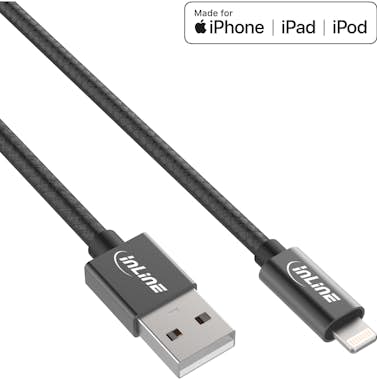 InLine InLine 31422B cable de conector Lightning 2 m Negr InLine InLine 31422B cable de conector Lightning 2 m Negr