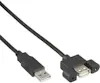 InLine InLine B-33440E cable USB 0,6 m USB 2.0 USB A Negr InLine InLine B-33440E cable USB 0,6 m USB 2.0 USB A Negr