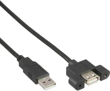 InLine InLine B-33440E cable USB 0,6 m USB 2.0 USB A Negr InLine InLine B-33440E cable USB 0,6 m USB 2.0 USB A Negr