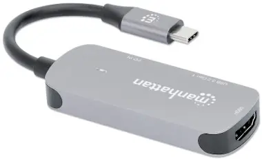 Manhattan Manhattan Docking Station USB-C a HDMI, 3 en 1 con Manhattan Manhattan Docking Station USB-C a HDMI, 3 en 1 con