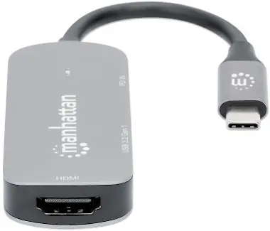 Manhattan Manhattan Docking Station USB-C a HDMI, 3 en 1 con Manhattan Manhattan Docking Station USB-C a HDMI, 3 en 1 con