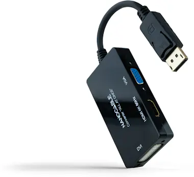 Nanocable Nanocable Conversor DISPLAYPORT a HDMI/DVI/VGA, 20 Nanocable Nanocable Conversor DISPLAYPORT a HDMI/DVI/VGA, 20