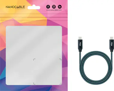 Nanocable Nanocable Cable USB 3.2 Gen2x2 20Gbps 5A/100W 4K/6 Nanocable Nanocable Cable USB 3.2 Gen2x2 20Gbps 5A/100W 4K/6