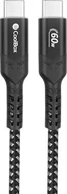 Coolbox CoolBox COO-CAB-UC-60W cable USB 1,2 m USB C Negro Coolbox CoolBox COO-CAB-UC-60W cable USB 1,2 m USB C Negro