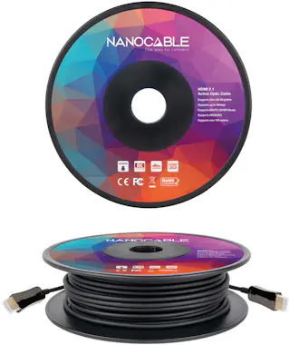 Nanocable Nanocable Cable HDMI V2.1 AOC 8K@60Hz 4K@120Hz 48G Nanocable Nanocable Cable HDMI V2.1 AOC 8K@60Hz 4K@120Hz 48G