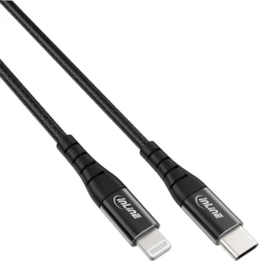 InLine InLine 31460D cable de conector Lightning 2 m Negr InLine InLine 31460D cable de conector Lightning 2 m Negr