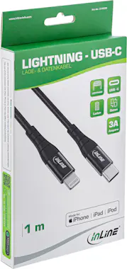 InLine InLine 31460D cable de conector Lightning 2 m Negr InLine InLine 31460D cable de conector Lightning 2 m Negr
