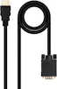 Nanocable Nanocable Cable Conversor HDMI a VGA, 1.8 m, Negro Nanocable Nanocable Cable Conversor HDMI a VGA, 1.8 m, Negro