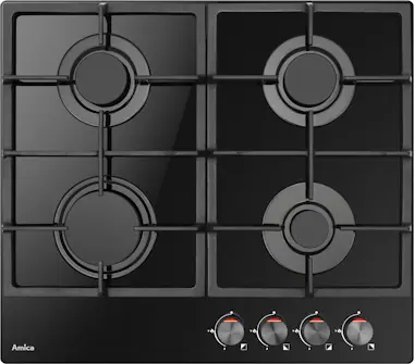 Amica Amica PGCA6100APB hobs Negro Integrado 59 cm Encim Amica Amica PGCA6100APB hobs Negro Integrado 59 cm Encim