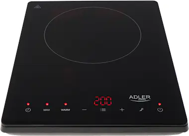 ADLER Adler AD 6513 hobs Negro Encimera 29 cm Con placa ADLER Adler AD 6513 hobs Negro Encimera 29 cm Con placa