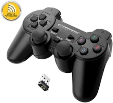 Esperanza Esperanza EGG108K mando y volante Negro USB 2.0 Ga Esperanza Esperanza EGG108K mando y volante Negro USB 2.0 Ga