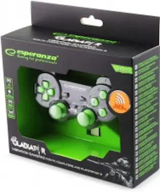 Esperanza Esperanza EGG108G mando y volante Negro, Verde USB Esperanza Esperanza EGG108G mando y volante Negro, Verde USB