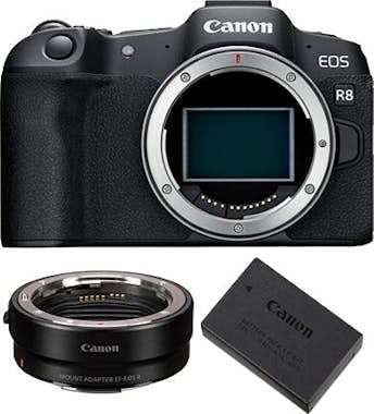 Canon EOS R8 Cuerpo +Adaptador de montaje EF-EOS R+ LP-E Canon EOS R8 Cuerpo +Adaptador de montaje EF-EOS R+ LP-E