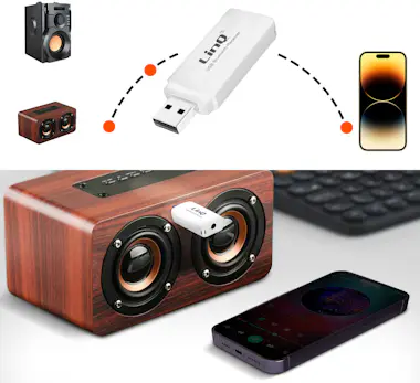 LinQ Adaptador audio Bluetooth USB / Jack 3.5mm función LinQ Adaptador audio Bluetooth USB / Jack 3.5mm función
