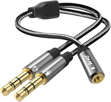 LinQ Adaptador Audio Jack 3.5mm hembra a 2x Jack 3.5mm LinQ Adaptador Audio Jack 3.5mm hembra a 2x Jack 3.5mm