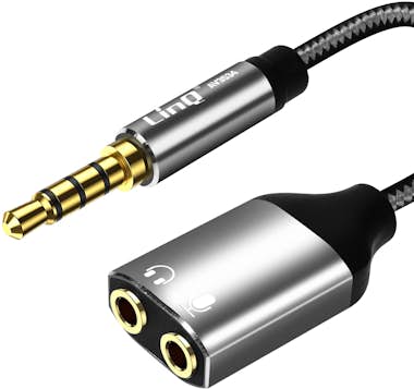 LinQ Adaptador Audio Jack 3.5mm a Doble Jack 3.5mm Hemb LinQ Adaptador Audio Jack 3.5mm a Doble Jack 3.5mm Hemb