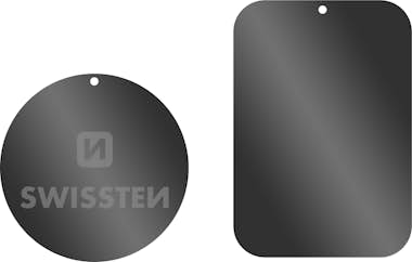 Swissten 2x Placas con adhesivo para móvil y adapatador sop Swissten 2x Placas con adhesivo para móvil y adapatador sop