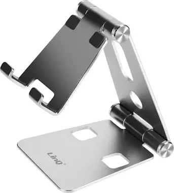 LinQ Soporte de sobremesa plegable ultracompacto en Pla LinQ Soporte de sobremesa plegable ultracompacto en Pla
