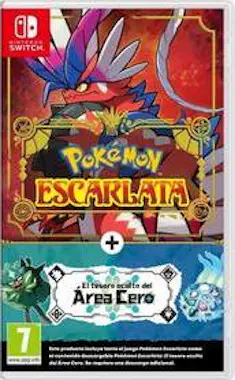 Nintendo Pokemon Escarlata + Expansion Tesoro Oculto Area C Nintendo Pokemon Escarlata + Expansion Tesoro Oculto Area C