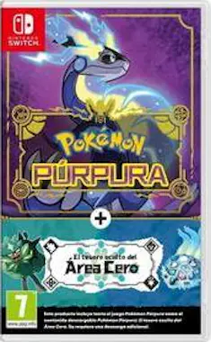 Nintendo Pokemon Purpura + Expansion Tesoro Oculto Area Cer Nintendo Pokemon Purpura + Expansion Tesoro Oculto Area Cer