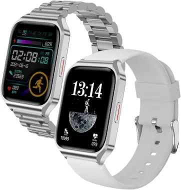 OEM Reloj inteligente TW3 2 Correas - Blanco/Gris OEM Reloj inteligente TW3 2 Correas - Blanco/Gris