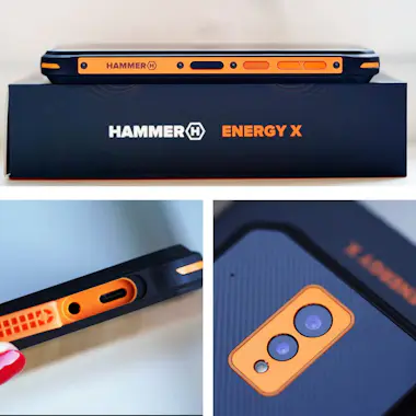 HAMMER Smartphone Energy X 4G LTE resistente al agua IP69 HAMMER Smartphone Energy X 4G LTE resistente al agua IP69