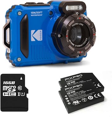 KODAK Pixpro Pack WPZ2 + 2 Baterías + 1 Tarjeta SD 16GB KODAK Pixpro Pack WPZ2 + 2 Baterías + 1 Tarjeta SD 16GB