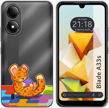 Tumundosmartphone Funda Silicona Transparente Zte Blade A33s Leopard Tumundosmartphone Funda Silicona Transparente Zte Blade A33s Leopard