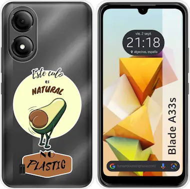 Tumundosmartphone Funda Silicona Zte Blade A33s Culo Natural Tumundosmartphone Funda Silicona Zte Blade A33s Culo Natural