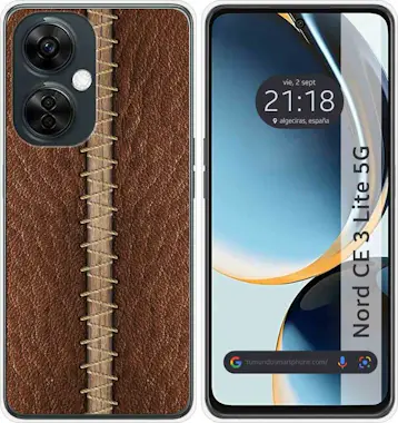 Tumundosmartphone Funda Silicona Oneplus Nord CE 3 Lite 5G Cuero 01 Tumundosmartphone Funda Silicona Oneplus Nord CE 3 Lite 5G Cuero 01