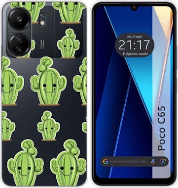 Tumundosmartphone Funda Silicona Xiaomi Poco C65 Cactus Tumundosmartphone Funda Silicona Xiaomi Poco C65 Cactus
