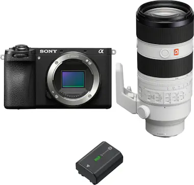 Sony A6700 + FE 70-200mm f/2.8 GM OSS II + 1 NP-FZ100 + Sony A6700 + FE 70-200mm f/2.8 GM OSS II + 1 NP-FZ100 +