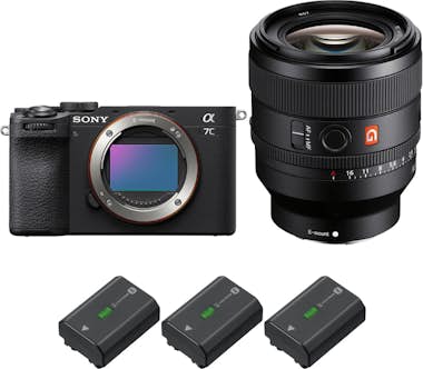 Sony A7C II Negro + FE 50mm f/1.4 GM + 3 NP-FZ100 + PDF Sony A7C II Negro + FE 50mm f/1.4 GM + 3 NP-FZ100 + PDF