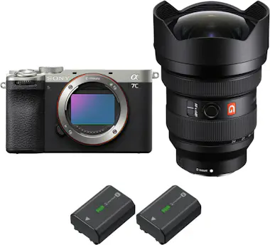 Sony A7C II Silver + FE 12-24mm f/2.8 GM + 2 NP-FZ100 + Sony A7C II Silver + FE 12-24mm f/2.8 GM + 2 NP-FZ100 +