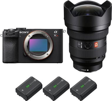 Sony A7CR Negro + FE 12-24mm f/2.8 GM + 3 NP-FZ100 + PD Sony A7CR Negro + FE 12-24mm f/2.8 GM + 3 NP-FZ100 + PD