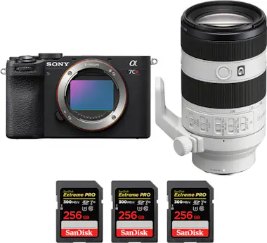Sony A7CR Negro + FE 70-200mm f/4 Macro G OSS II + 3 Sa Sony A7CR Negro + FE 70-200mm f/4 Macro G OSS II + 3 Sa