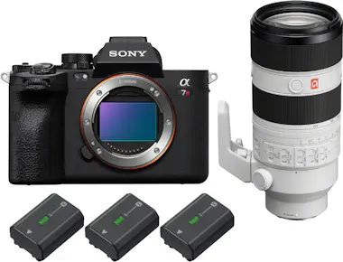 Sony Alpha 7R V + FE 70-200mm f/2.8 GM OSS II + 3 NP-FZ Sony Alpha 7R V + FE 70-200mm f/2.8 GM OSS II + 3 NP-FZ