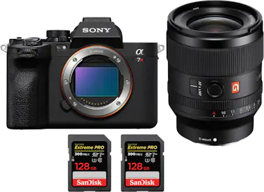 Sony Alpha 7R V + FE 35mm f/1.4 GM + 2 SanDisk 128GB Ex Sony Alpha 7R V + FE 35mm f/1.4 GM + 2 SanDisk 128GB Ex