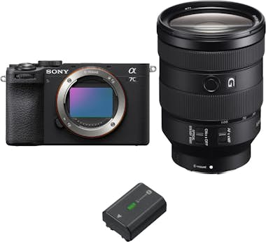 Sony A7C II Negro + FE 24-105mm f/4 G OSS + 1 NP-FZ100 Sony A7C II Negro + FE 24-105mm f/4 G OSS + 1 NP-FZ100