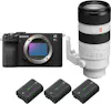 Sony A7CR Negro + FE 70-200mm f/2.8 GM OSS II + 3 NP-FZ Sony A7CR Negro + FE 70-200mm f/2.8 GM OSS II + 3 NP-FZ