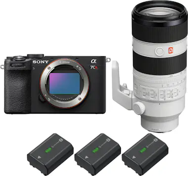 Sony A7CR Negro + FE 70-200mm f/2.8 GM OSS II + 3 NP-FZ Sony A7CR Negro + FE 70-200mm f/2.8 GM OSS II + 3 NP-FZ